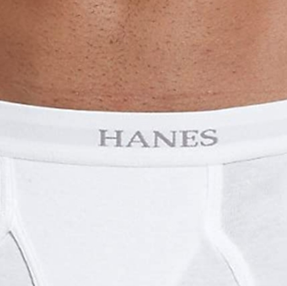 Hanes Men's 6-Pack Cotton Briefs - White - Picture 2 of 4